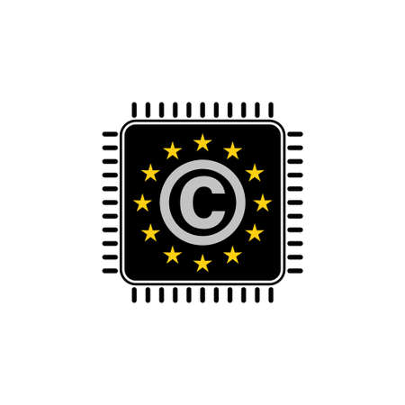 Copyright Europa sign or logoのイラスト素材