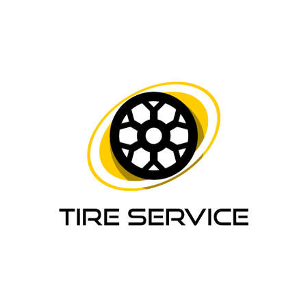 icon for tire service, Tire Service iconのイラスト素材