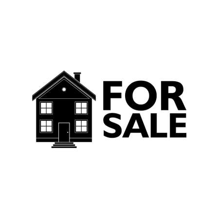 Real estate house for sale designのイラスト素材