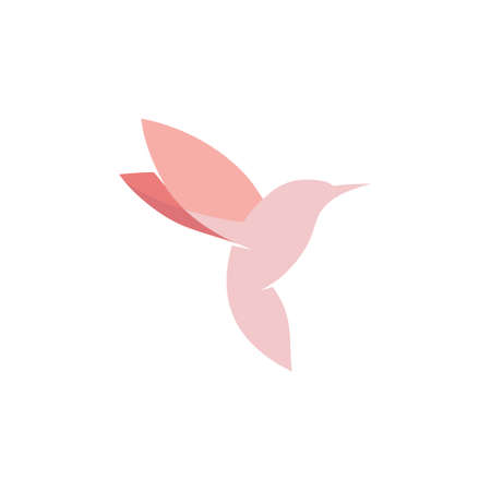 Pink Bird designのイラスト素材