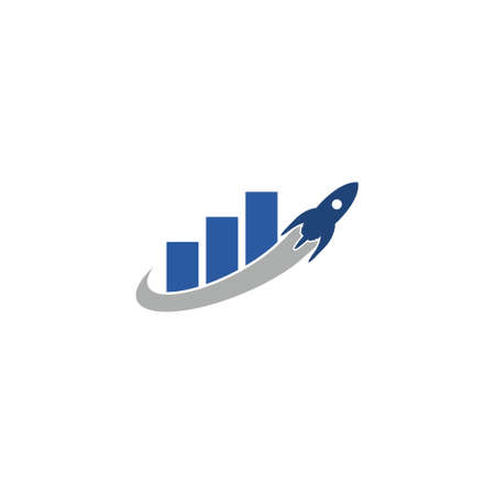 Profit Rocket logo iconのイラスト素材
