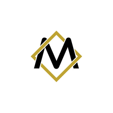 Letter M logo icon design template elementsのイラスト素材