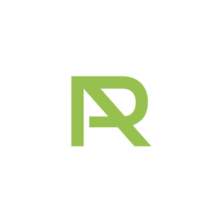 AR initial logo sportsのイラスト素材