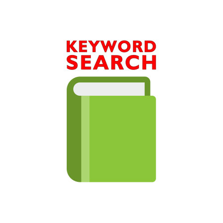Text sign showing Keyword Searchのイラスト素材