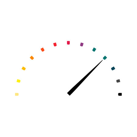 Speed meter icon illustrationのイラスト素材