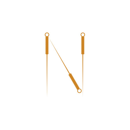 Acupuncture therapy icon  illustrationのイラスト素材