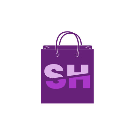 SH Letter icon Templateのイラスト素材