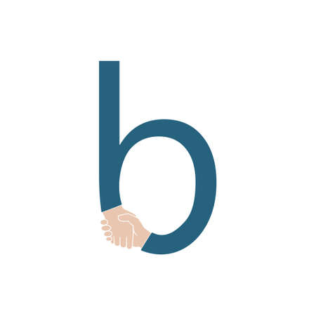Business corporate letter b    designのイラスト素材