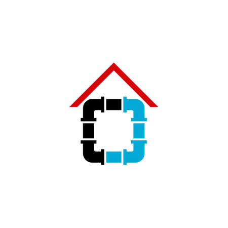 House plumbing repair symbol   iconのイラスト素材