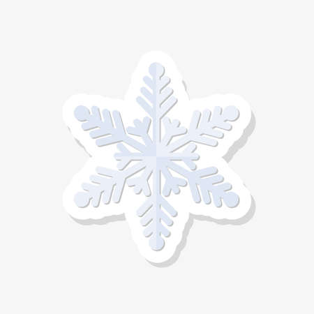 Snowflake sticker, snowflake picture, snowflake icon appのイラスト素材