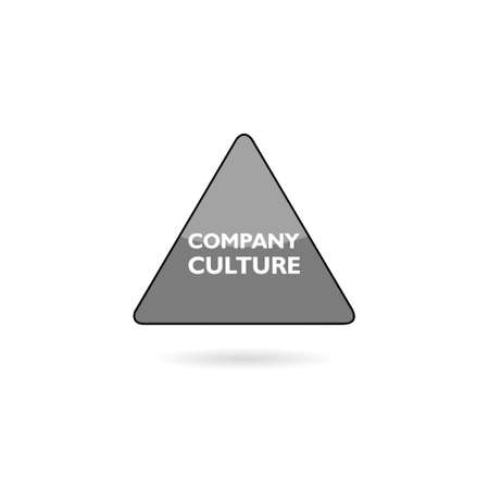 Company Culture sign conceptのイラスト素材