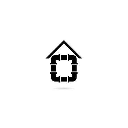 Plumbing icon isolated on white backgroundのイラスト素材