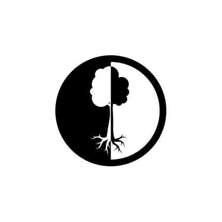 Tree of life icon. Trendy flat tree of life icon isolated on white backgroundのイラスト素材