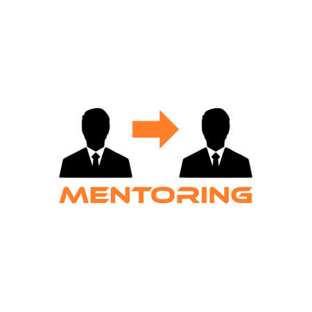 Mentoring concept icon. Simple element illustrationのイラスト素材
