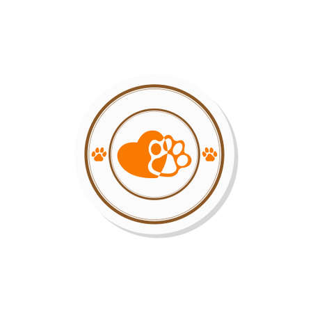 Empty Pet story logo isolated on white backgroundのイラスト素材