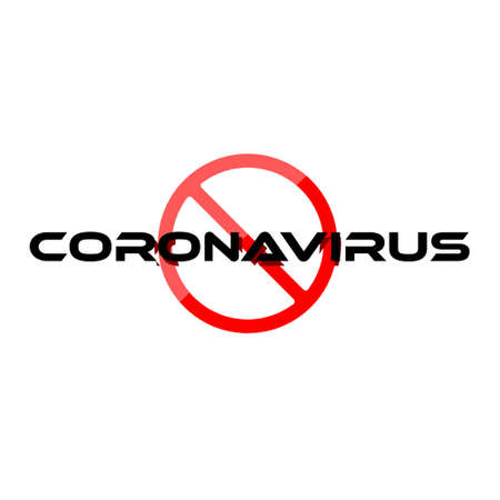 Coronavirus sign. Corona virus icon isolated on white backgroundのイラスト素材