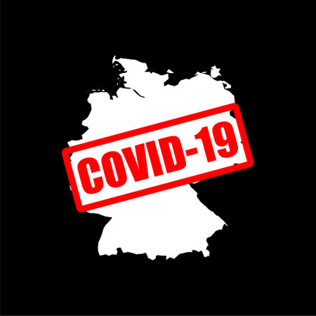 Map of China. Covid-19 on abstract China map. Coronavirusのイラスト素材