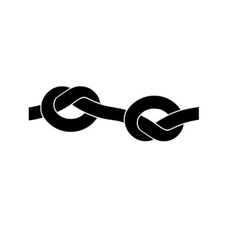 Rope knot icon. Rope knot icon for web design isolated on white backgroundのイラスト素材