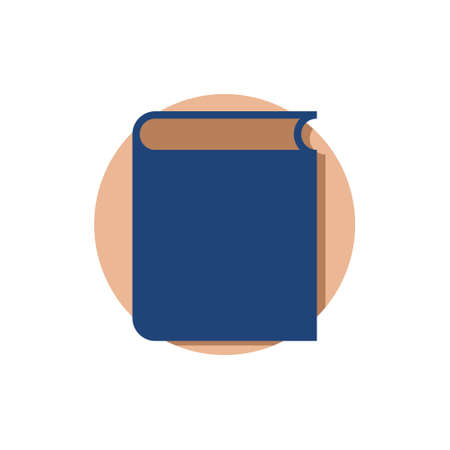 Book icon isolated on white background. Book icon design concepのイラスト素材