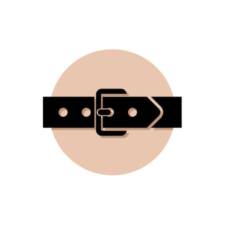 Belt icon isolated on white backgroundのイラスト素材
