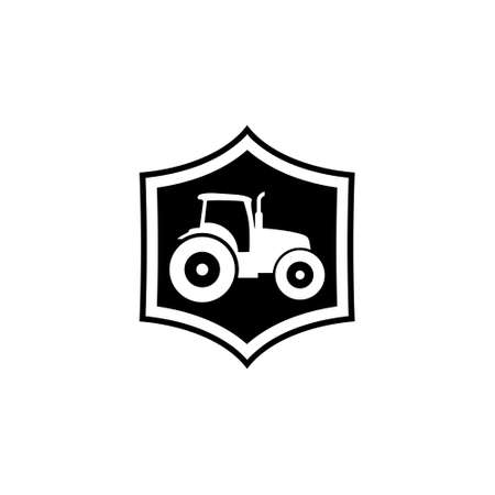 Tractor icon isolated on white backgroundのイラスト素材