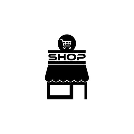 Store icon isolated on white background. Store icon in trendy design styleのイラスト素材