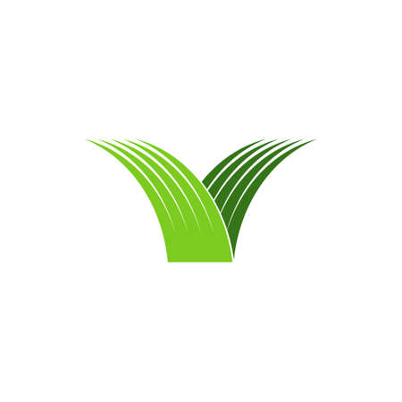 Grass icon isolated on white backgroundのイラスト素材