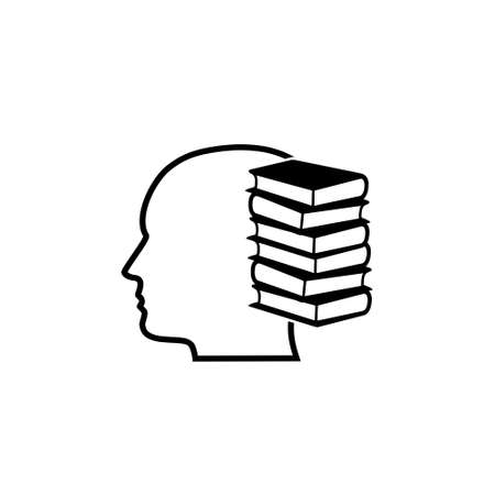 Knowledge icon isolated on white backgroundのイラスト素材