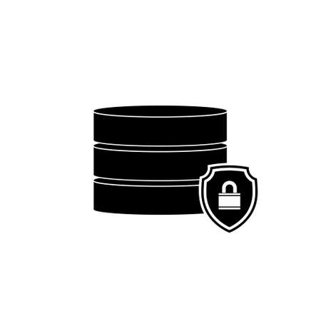 Data Protection icon isolated on white backgroundのイラスト素材