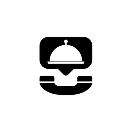 Food order icon isolated on white backgroundのイラスト素材