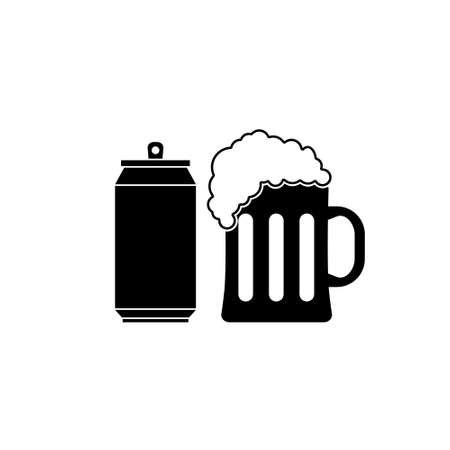 Beer icon isolated on white backgroundのイラスト素材