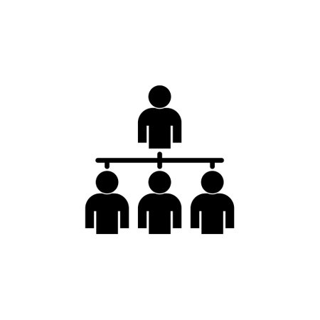 Organization icon isolated on white backgroundのイラスト素材