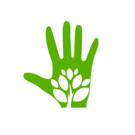 Think green icon isolated on white backgroundのイラスト素材