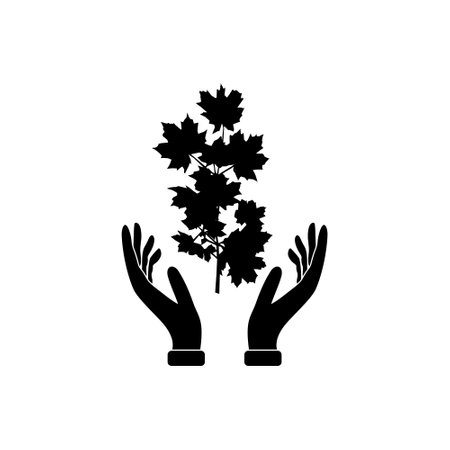 Save nature icon isolated on white backgroundのイラスト素材