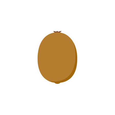 Kiwi fruit icon isolated on white backgroundのイラスト素材