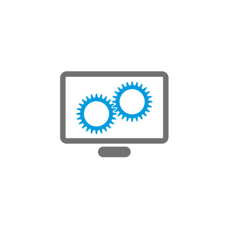 SEO icon isolated on white backgroundのイラスト素材