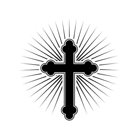 Church Logo template creative icon design isolated on white backgroundのイラスト素材