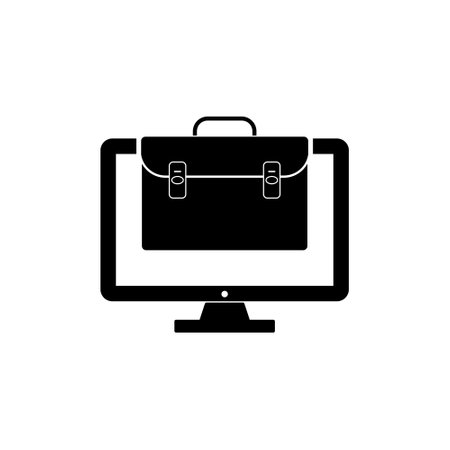 Work at home icon. Working icon isolated on white backgroundのイラスト素材