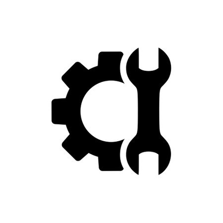 Repair tool icon isolated on white backgroundのイラスト素材