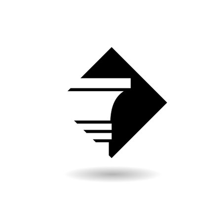 Column law firm logo with shadowのイラスト素材