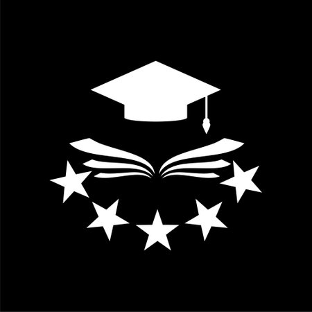 Education Logo iconのイラスト素材