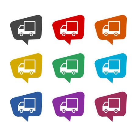 Truck color setのイラスト素材
