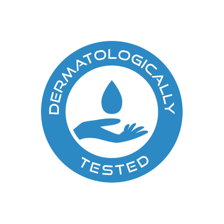 Dermatologically tested iconのイラスト素材