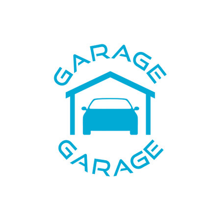 Garage iconのイラスト素材