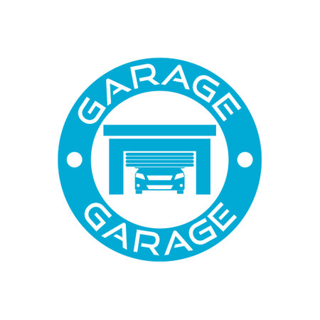 Garage iconのイラスト素材