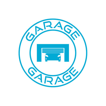 Garage iconのイラスト素材