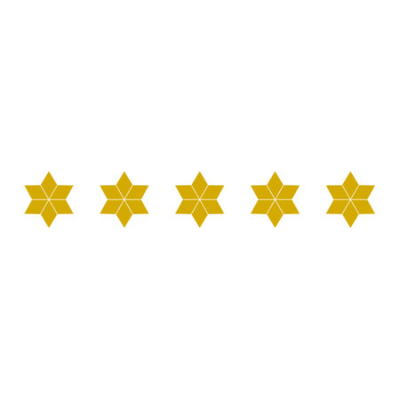 Star rating iconのイラスト素材