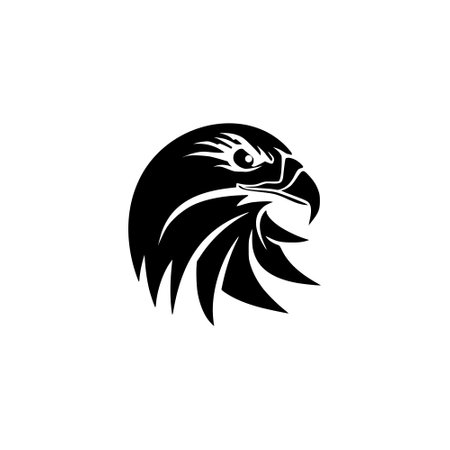 Eagle head iconのイラスト素材