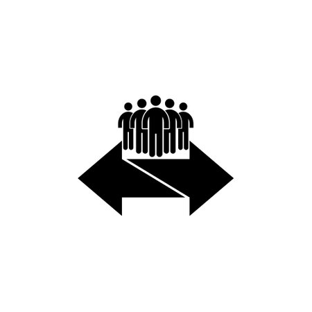 Personnel change iconのイラスト素材