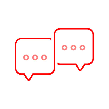 Discussion colored logoのイラスト素材